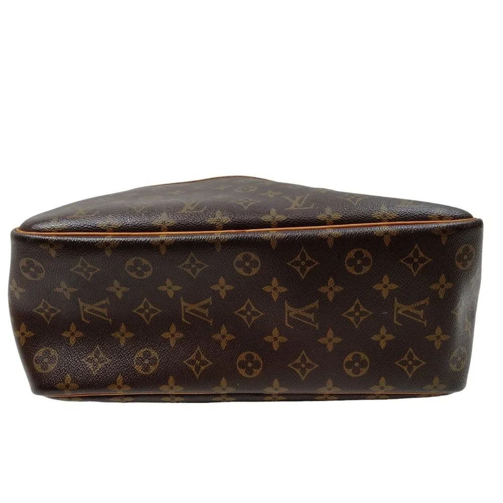 Louis Vuitton Brown Monogram Satchel with Vachetta Trim